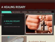 Tablet Screenshot of ahealingrosary.com